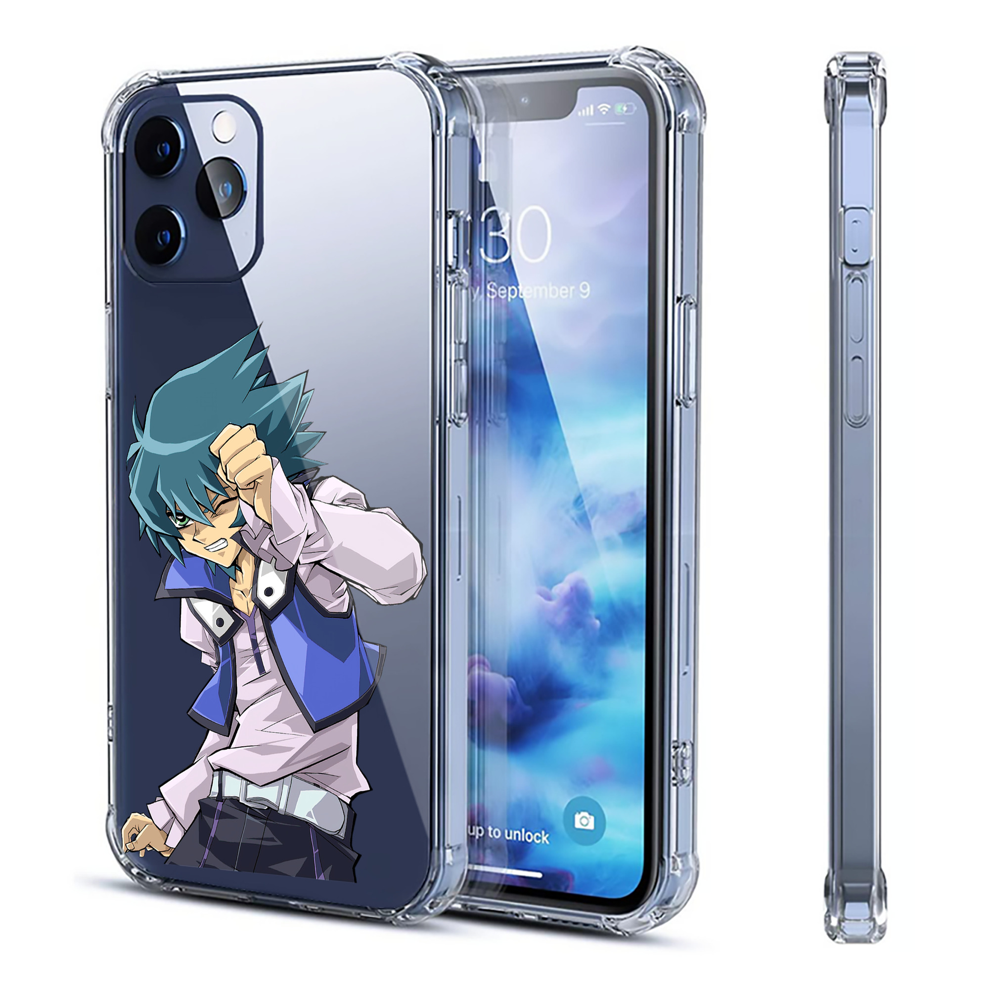（画像用） 遊☆戯☆王 Yu-Gi-Oh! 【iPhone 12シリーズ対応】透明スマホケース（クリアソフトケース）
